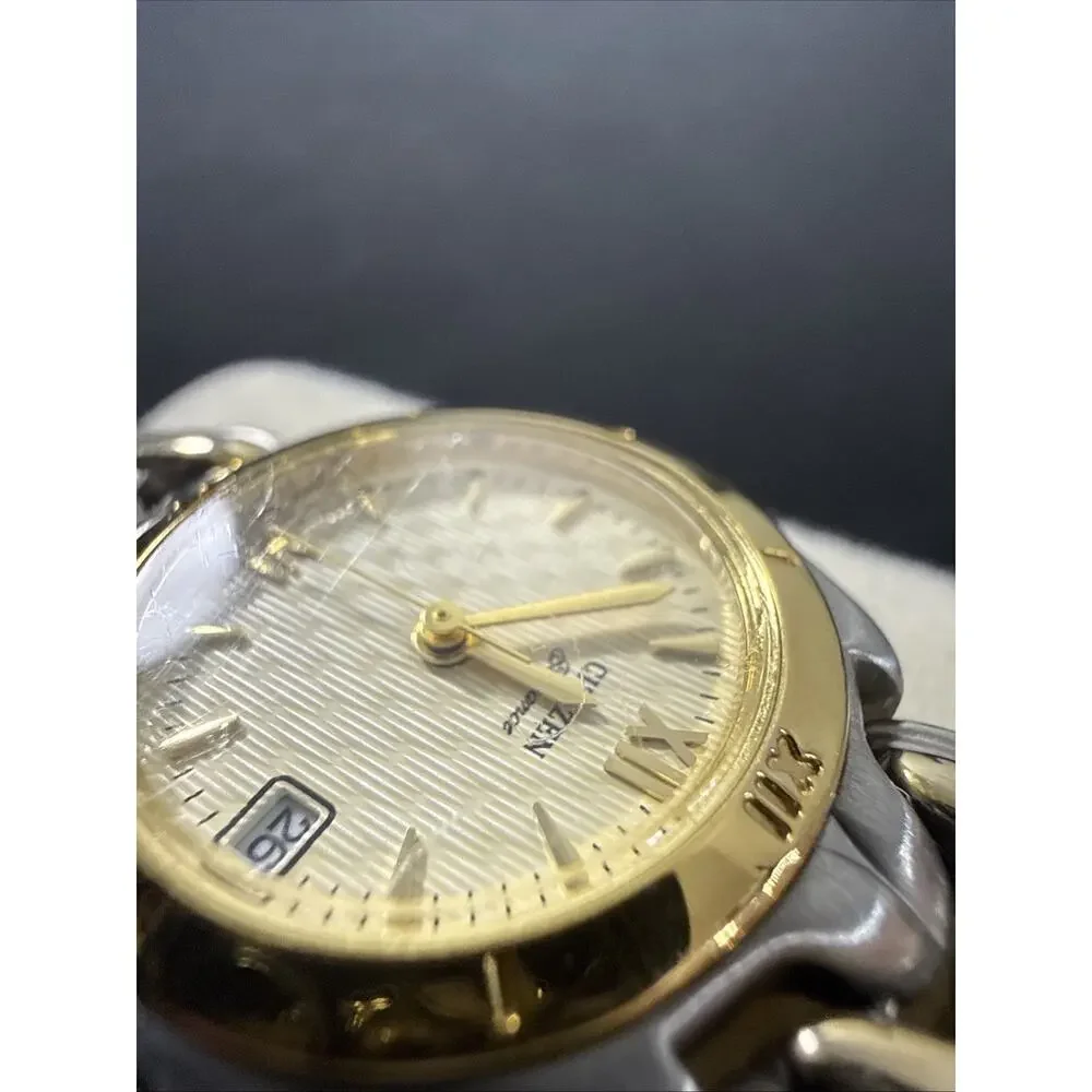 VINTAGE WOMENS CITIZEN WRISTWATCH MODEL 6010-S53183 NEW BATTERY!